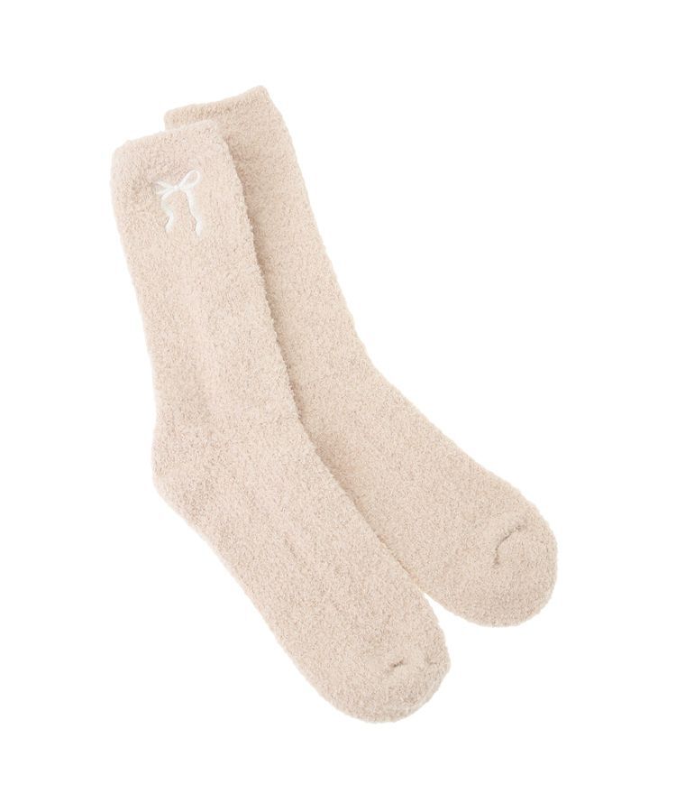 Maison de FLEUR「リボン刺繍ルームソックス」|その他|