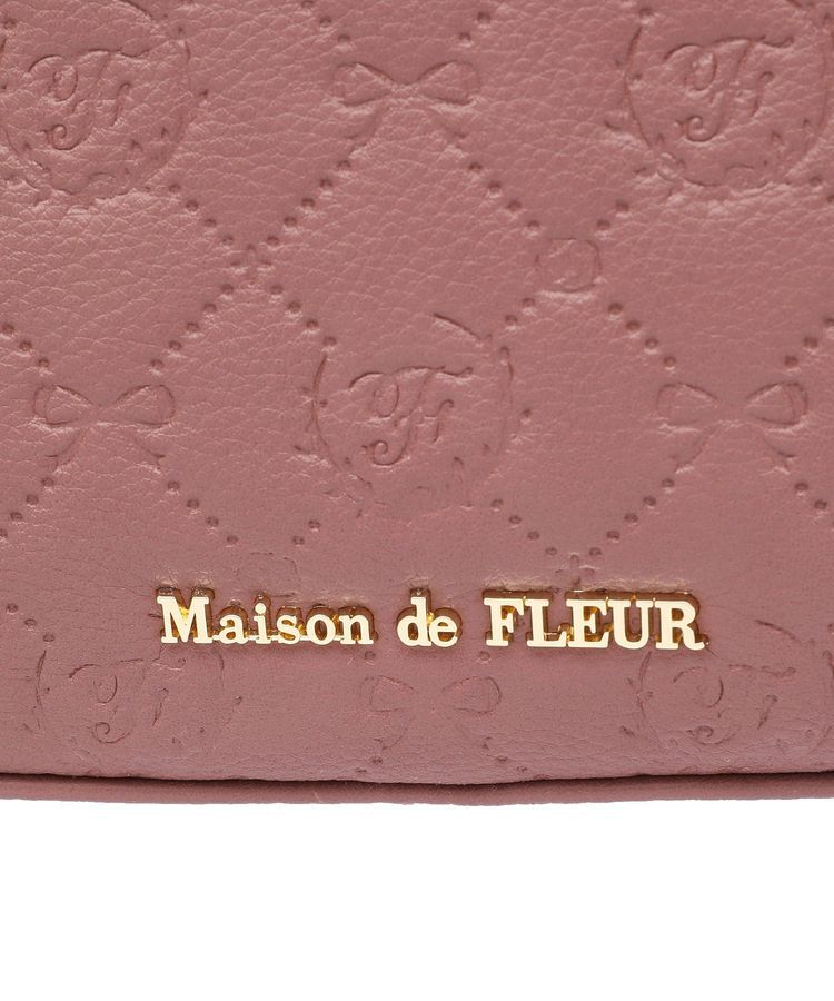Maison de FLEUR「モノグラムトラペゾイドバッグ」|ハンドバッグ|