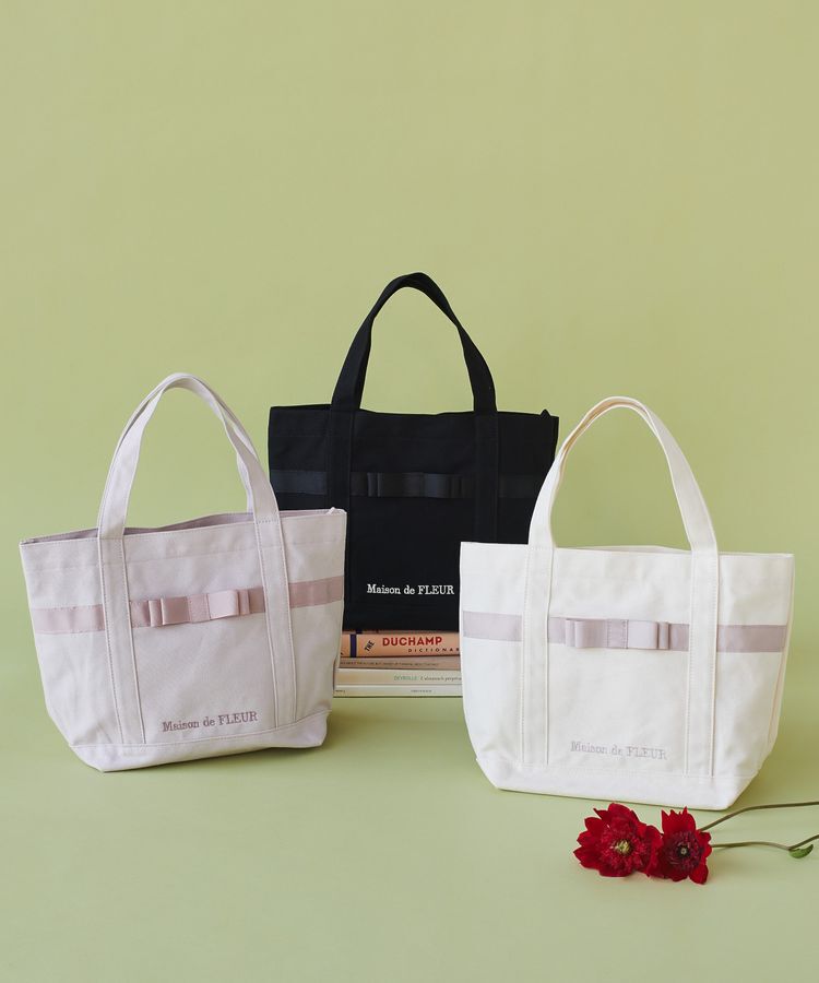 Maison de FLEUR「マルチポケット帆布トートSバッグ」|トートバッグ|