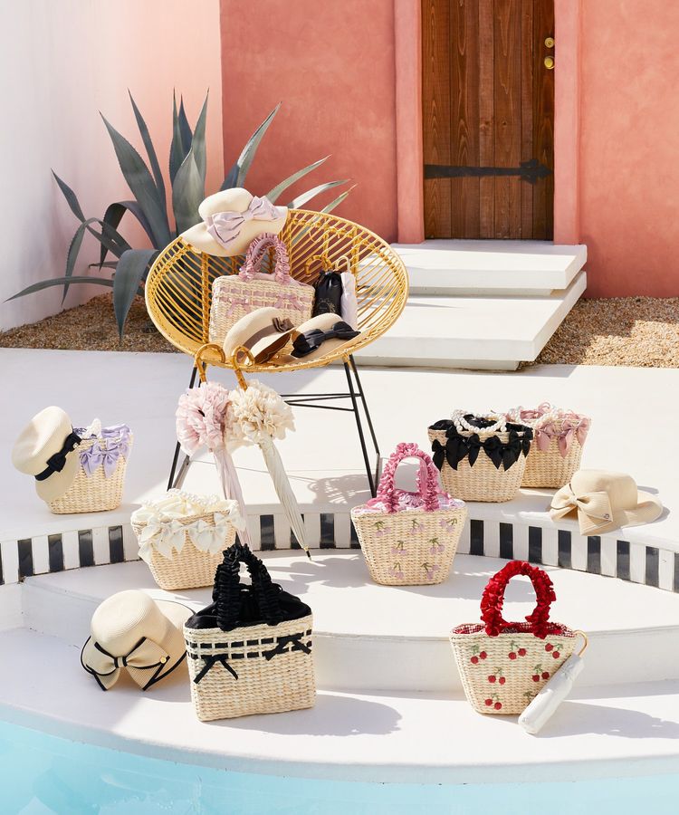 Maison de FLEUR「リボンスリットパイピングハット」|その他|