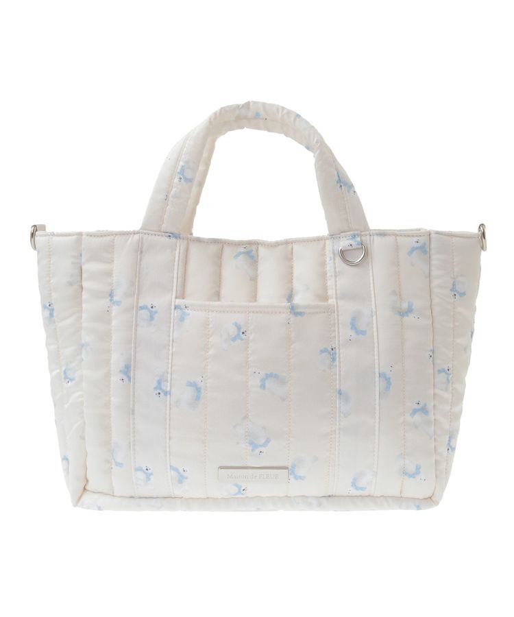 Maison de FLEUR「シロクマキルトショルダーバッグ」|ショルダー・メッセンジャー|