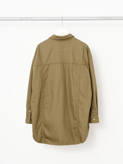  「ヘビーウエイトarmyオーバーシャツ」|スーツ|