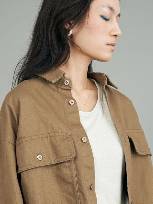  「ヘビーウエイトarmyオーバーシャツ」|スーツ|