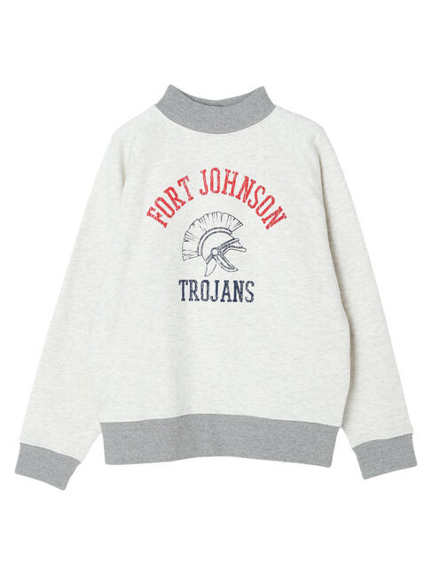  「ラグラン裏毛ロゴプルオーバー1」|Tシャツ・カットソー|