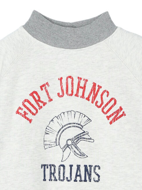  「ラグラン裏毛ロゴプルオーバー1」|Tシャツ・カットソー|