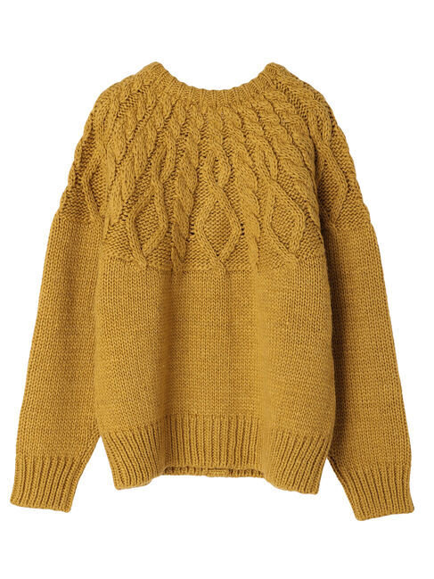  「2WAYポコポコケーブルニットカーディガン」|カーディガン|