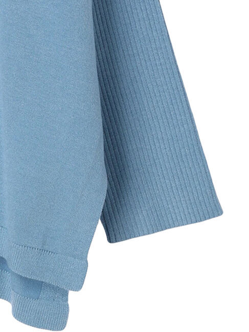  「パチパチしにくいハイネックBIGニットプルオーバー」|ニット・セーター|