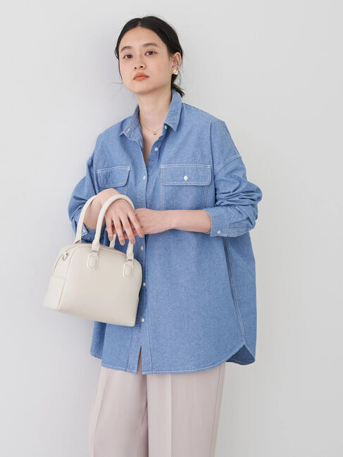  「ダンガリーシャツチュニック」|チュニック|