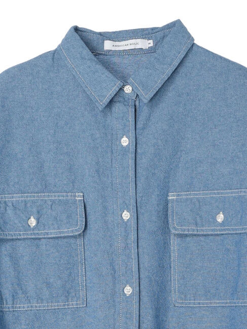  「ダンガリーシャツチュニック」|チュニック|