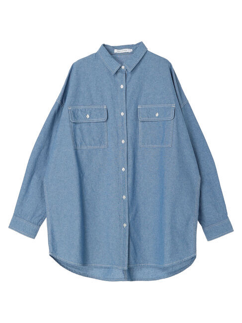  「ダンガリーシャツチュニック」|チュニック|