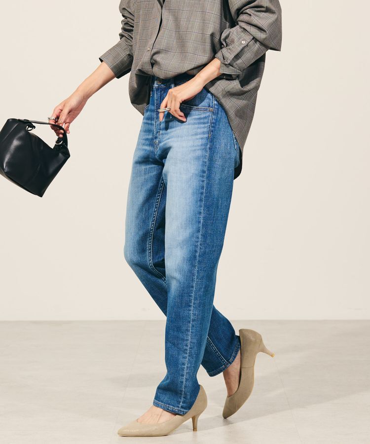 AMERICAN HOLIC「テーパードデニムパンツ」|デニム|