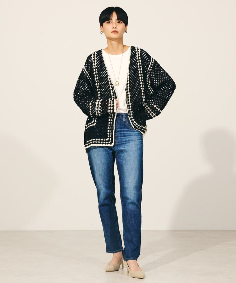 AMERICAN HOLIC「テーパードデニムパンツ」|デニム|