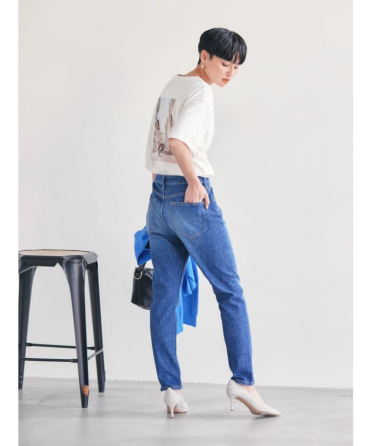 AMERICAN HOLIC「テーパードデニムパンツ」|デニム|