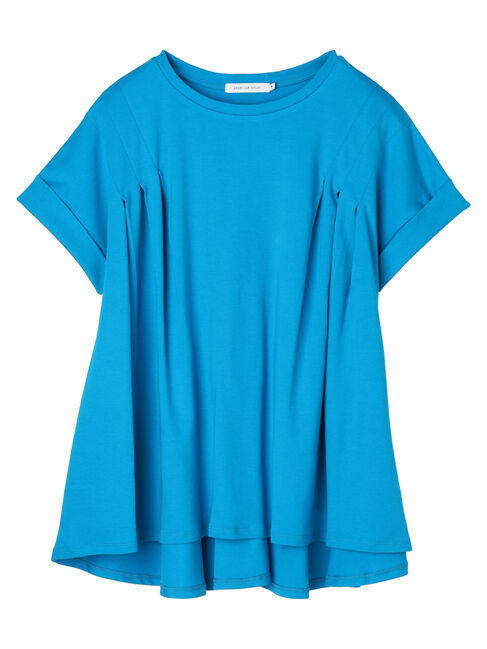 AMERICAN HOLIC「フレアヘムフレンチスリーブカットプルオーバー」|Tシャツ・カットソー|