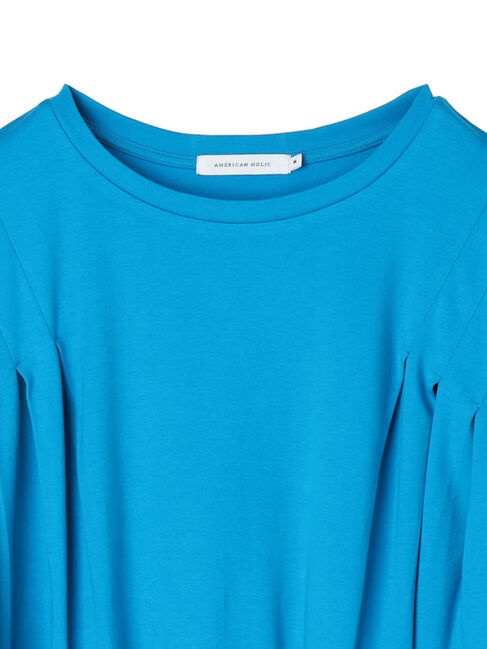 AMERICAN HOLIC「フレアヘムフレンチスリーブカットプルオーバー」|Tシャツ・カットソー|