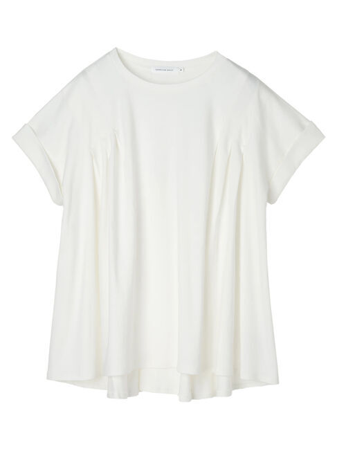 AMERICAN HOLIC「フレアヘムフレンチスリーブカットプルオーバー」|Tシャツ・カットソー|