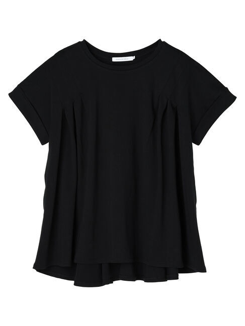 AMERICAN HOLIC「フレアヘムフレンチスリーブカットプルオーバー」|Tシャツ・カットソー|