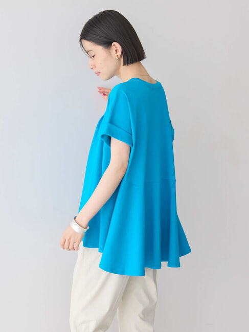 AMERICAN HOLIC「フレアヘムフレンチスリーブカットプルオーバー」|Tシャツ・カットソー|