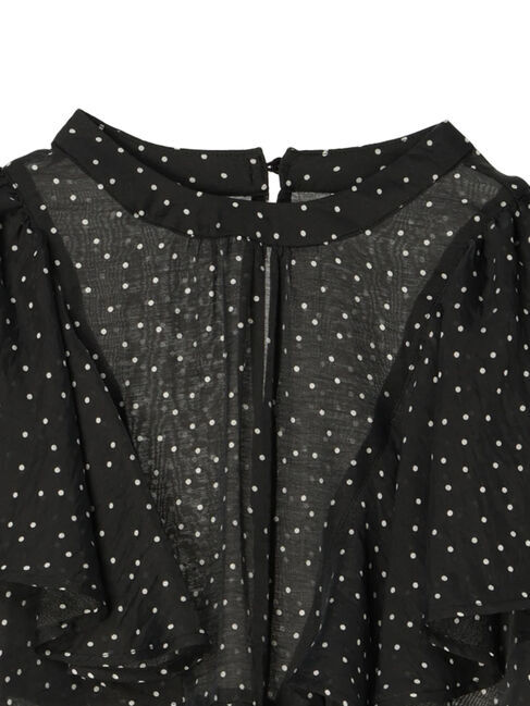 AMERICAN HOLIC「接触冷感シアーフリルブラウス」|シャツ・ブラウス|