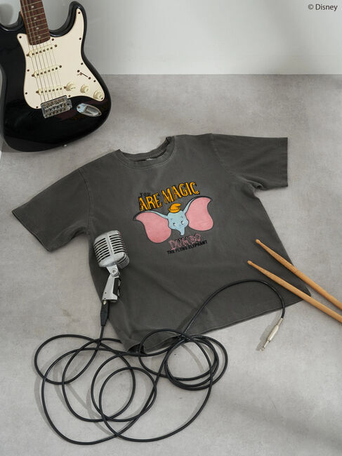 AMERICAN HOLIC「フロッキーPtフェード加工T/Dumbo」|Tシャツ・カットソー|