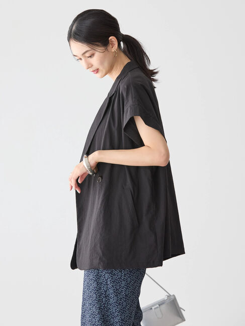 AMERICAN HOLIC「接触冷感Wボタンジレ」|テーラードジャケット|