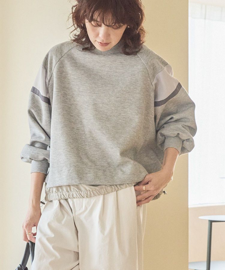 AMERICAN HOLIC「ドロストライン切替ポンチプルオーバー」|スウェット・ジャージ|