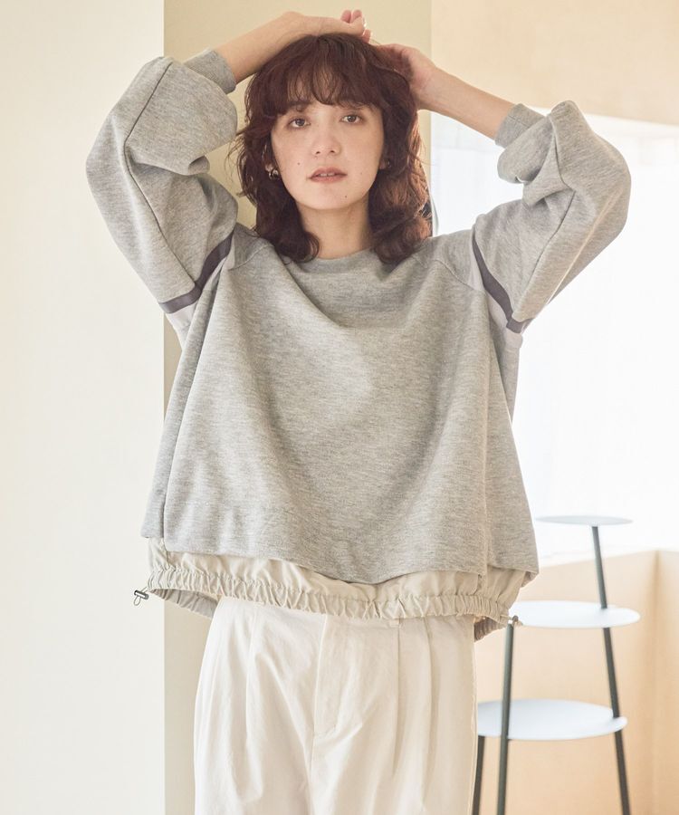 AMERICAN HOLIC「ドロストライン切替ポンチプルオーバー」|スウェット・ジャージ|