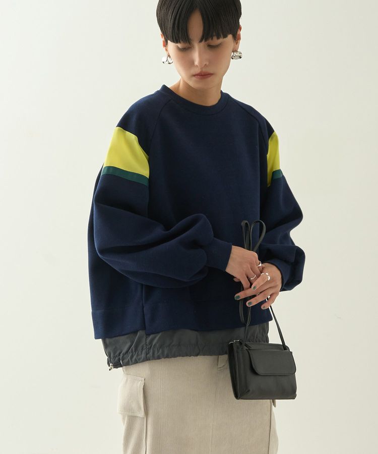 AMERICAN HOLIC「ドロストライン切替ポンチプルオーバー」|スウェット・ジャージ|