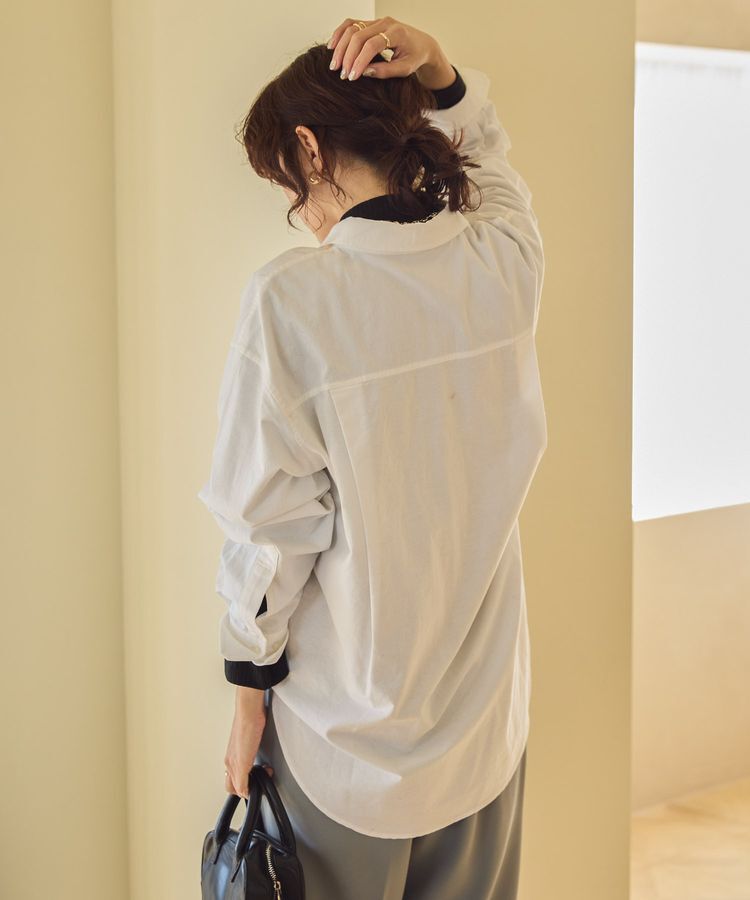 AMERICAN HOLIC「UVカットリサイクルコットンオックスシャツ」|シャツ・ブラウス|