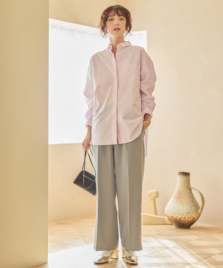 AMERICAN HOLIC「UVカットリサイクルコットンオックスシャツ」|シャツ・ブラウス|