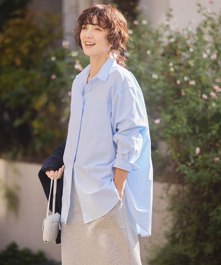 AMERICAN HOLIC「UVカットリサイクルコットンオックスシャツ」|シャツ・ブラウス|