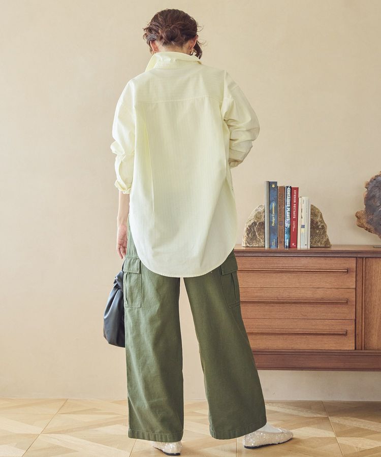 AMERICAN HOLIC「UVカットリサイクルコットンオックスシャツ」|シャツ・ブラウス|