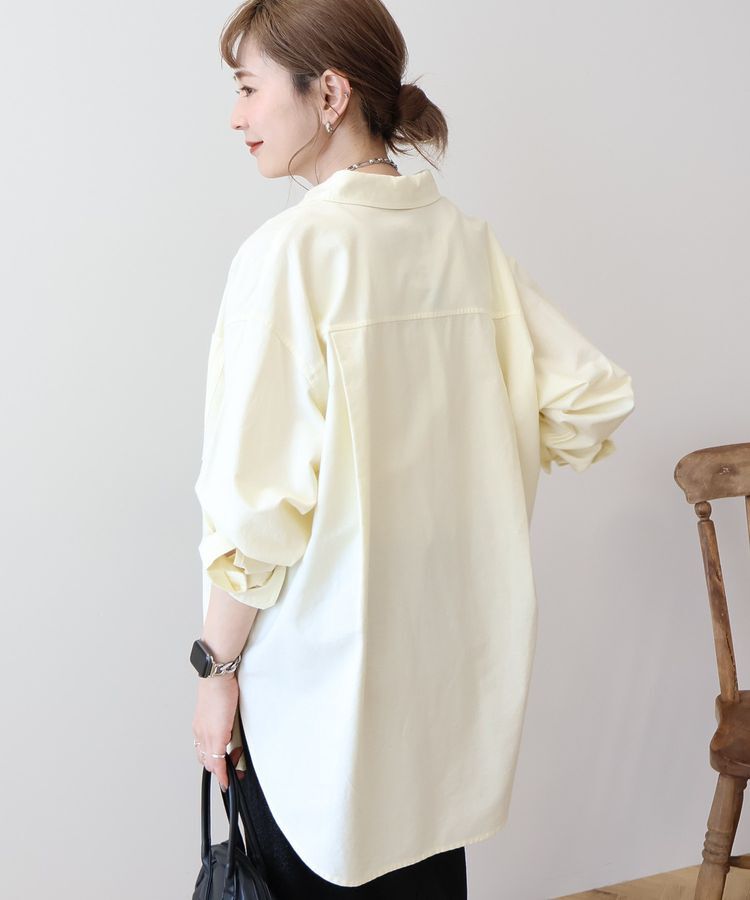 AMERICAN HOLIC「UVカットリサイクルコットンオックスシャツ」|シャツ・ブラウス|