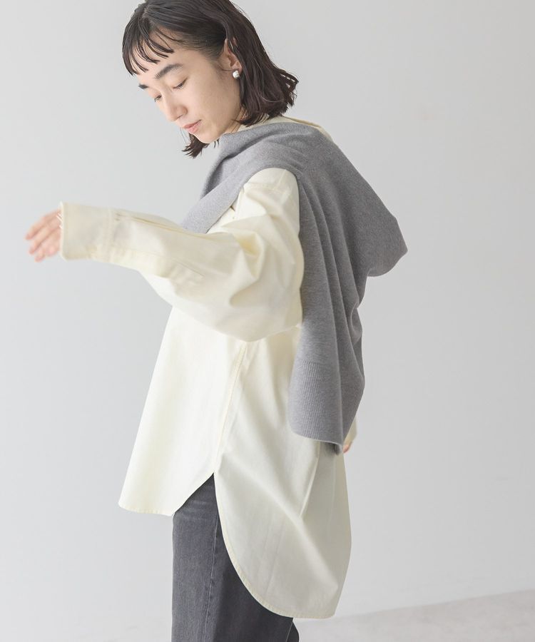 AMERICAN HOLIC「UVカットリサイクルコットンオックスシャツ」|シャツ・ブラウス|