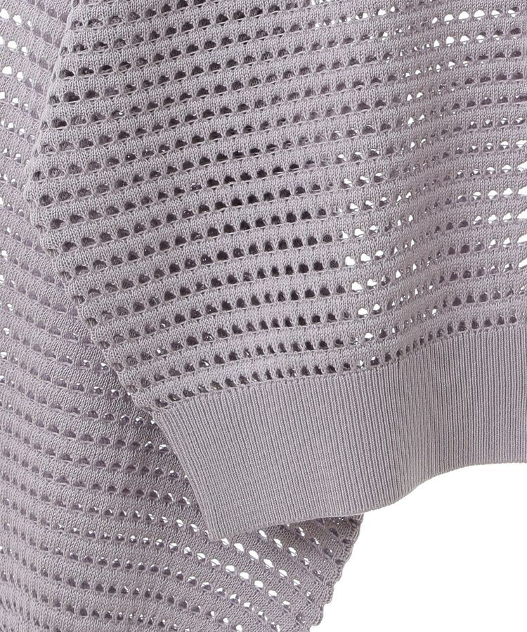 AMERICAN HOLIC「ジップアップメッシュニットカーディガン」|カーディガン|