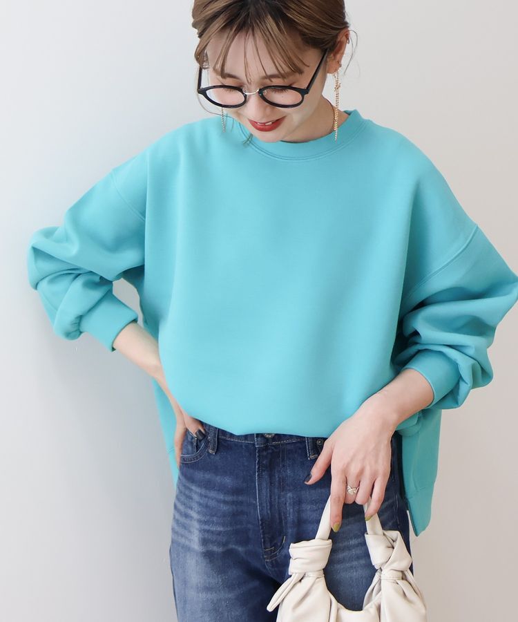 AMERICAN HOLIC「サイドスリットポンチプルオーバー」|スウェット・ジャージ|Blue Green