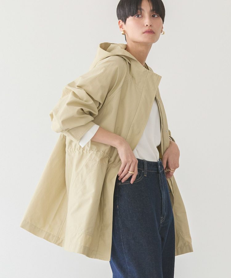 AMERICAN HOLIC「花粉防止撥水加工マウンテンパーカー」|ブルゾン・スタジャン|Light beige