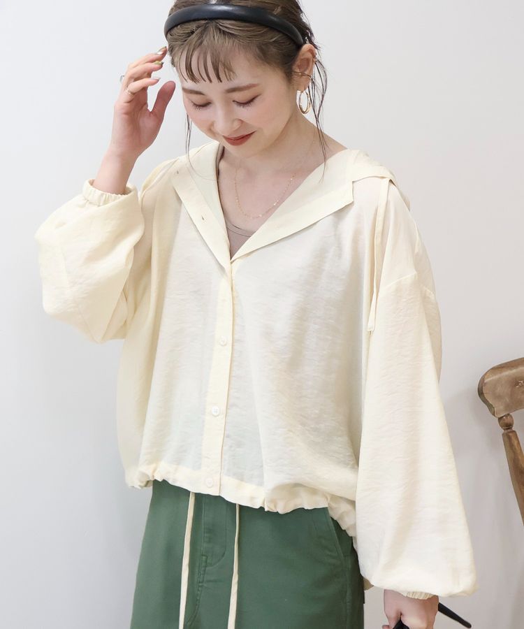 AMERICAN HOLIC「フーディーシャツ」|シャツ・ブラウス|Ivory