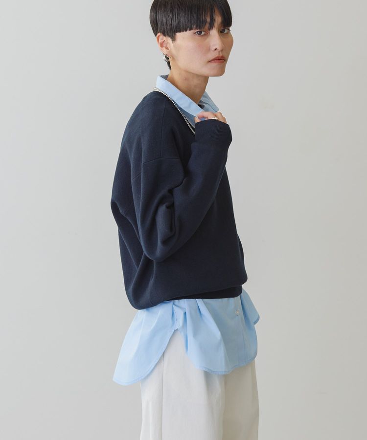 AMERICAN HOLIC「スウェットライクニットプルオーバー」|ニット・セーター|