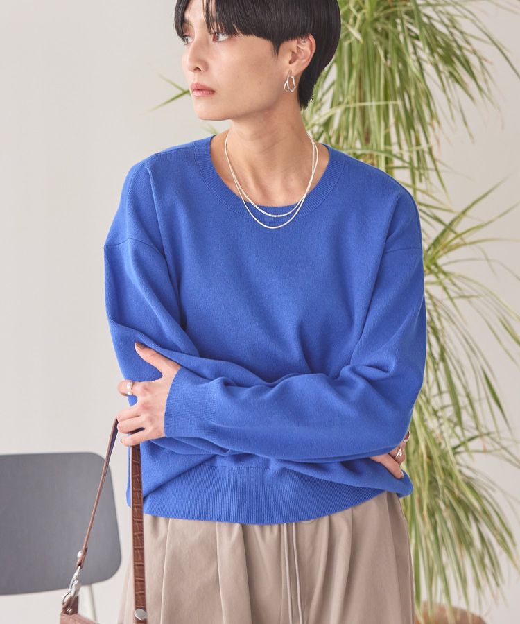 AMERICAN HOLIC「スウェットライクニットプルオーバー」|ニット・セーター|