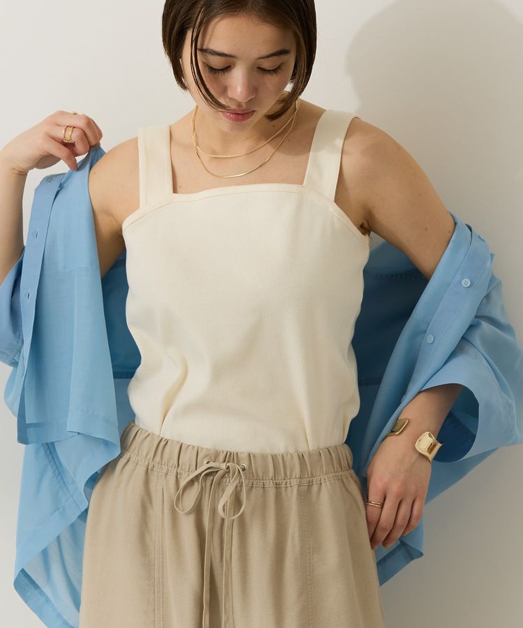 AMERICAN HOLIC「抗菌防臭テレコベアタンクトップ」|インナー|