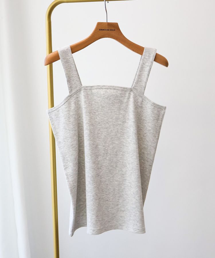 AMERICAN HOLIC「抗菌防臭テレコベアタンクトップ」|インナー|