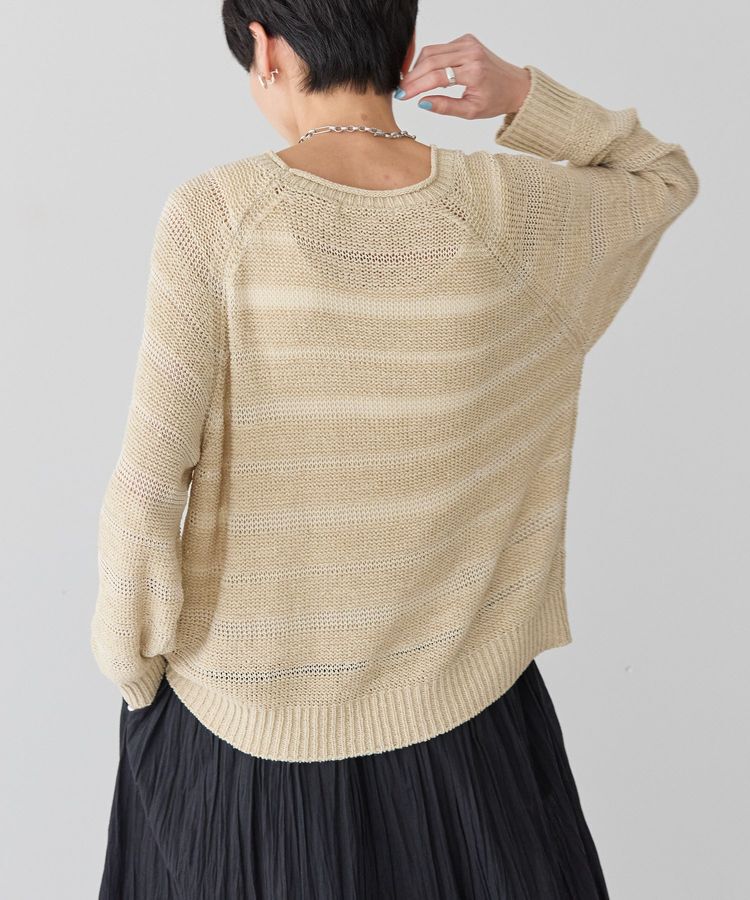 AMERICAN HOLIC「透かし編みニットプルオーバー」|ニット・セーター|