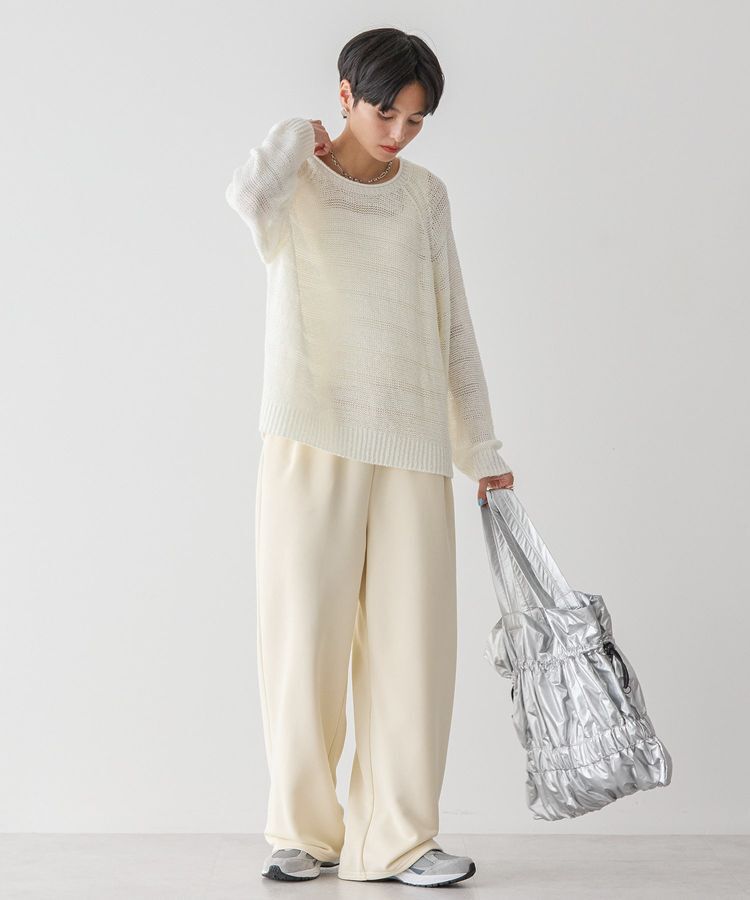 AMERICAN HOLIC「透かし編みニットプルオーバー」|ニット・セーター|