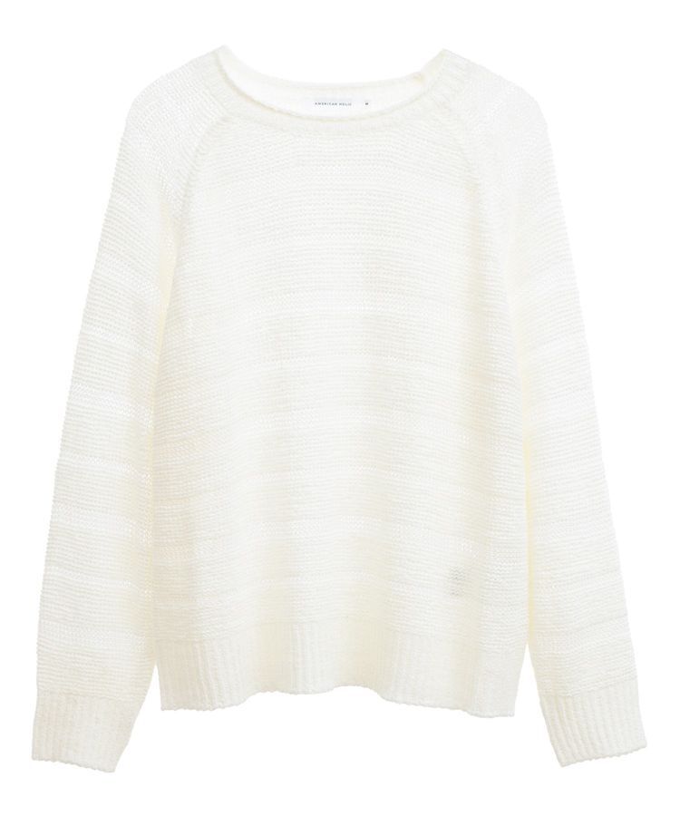 AMERICAN HOLIC「透かし編みニットプルオーバー」|ニット・セーター|