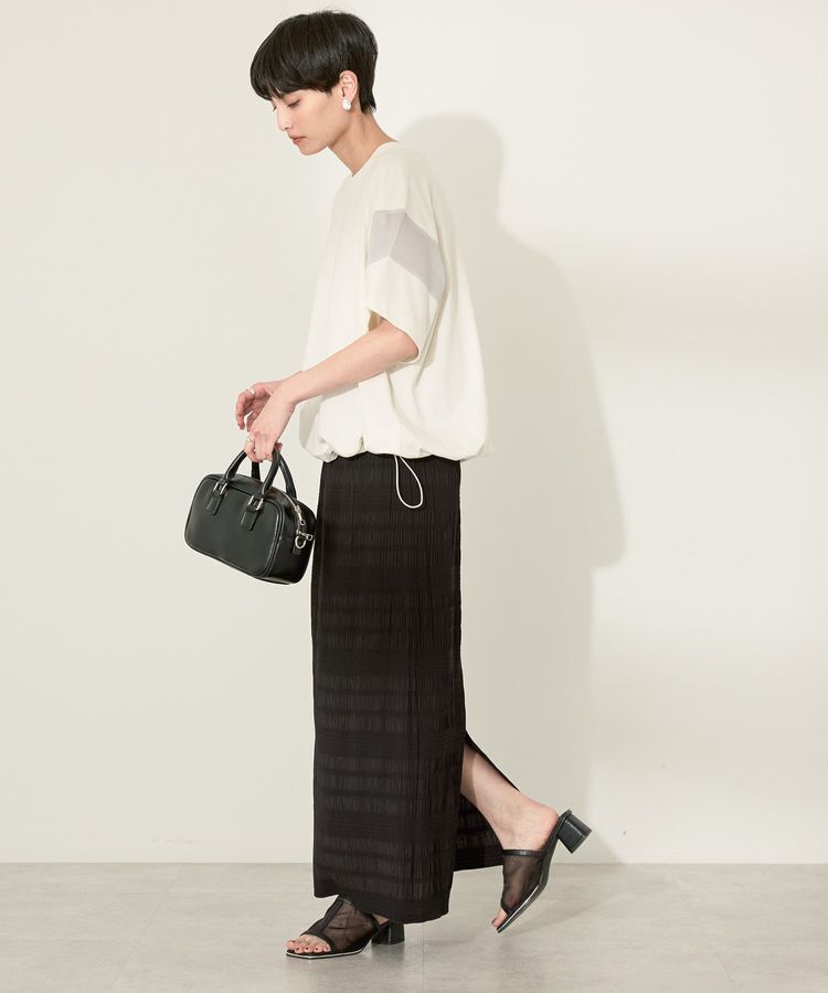 AMERICAN HOLIC「シャーリングタイトスカート」|タイト|