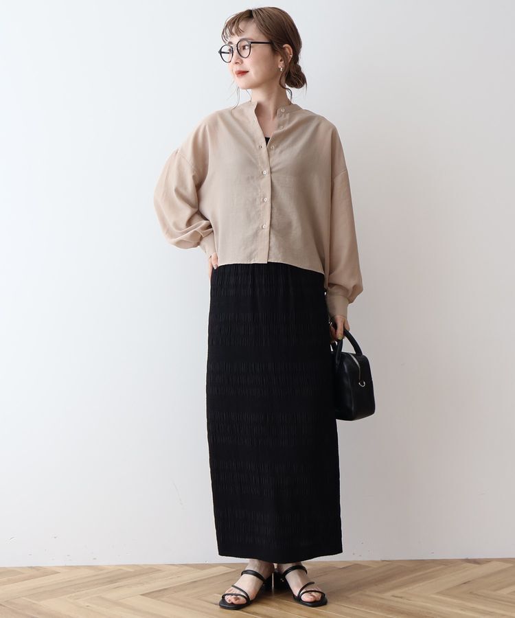 AMERICAN HOLIC「シャーリングタイトスカート」|タイト|