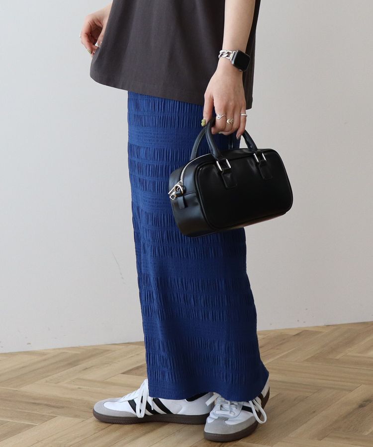 AMERICAN HOLIC「シャーリングタイトスカート」|タイト|