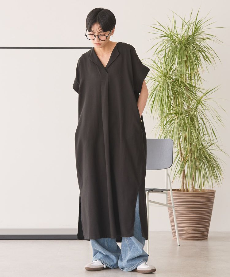 AMERICAN HOLIC「接触冷感スキッパーワンピース」|ワンピース|