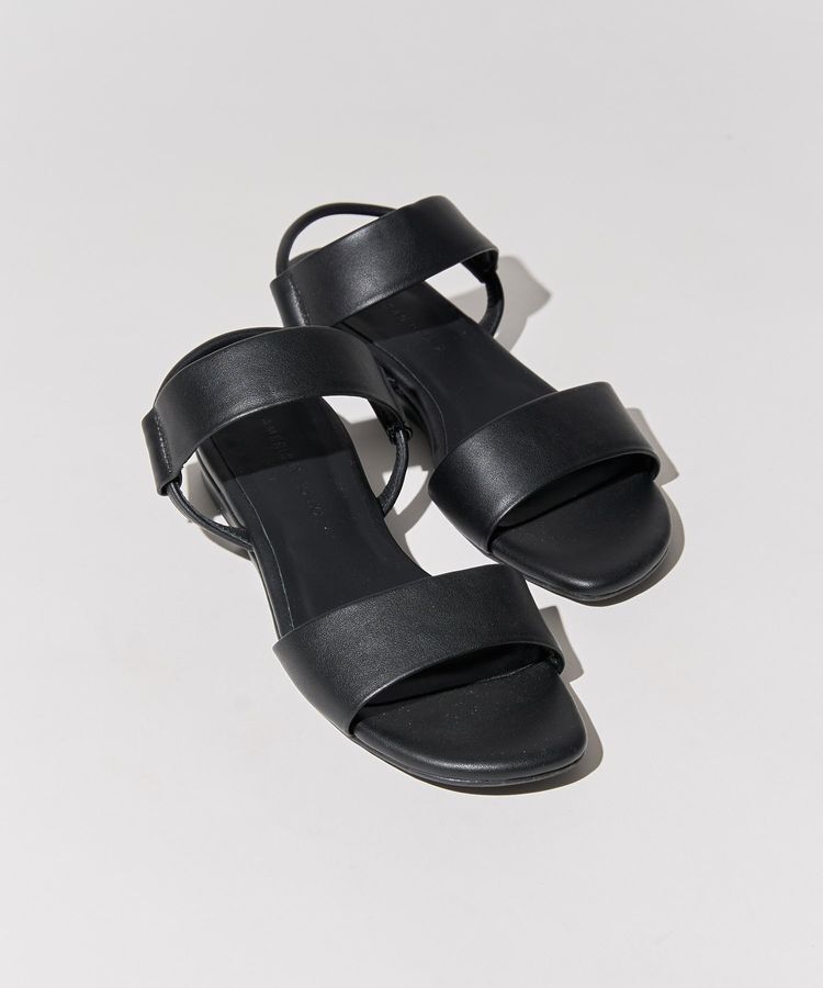 AMERICAN HOLIC「ダブルバンドウェッジサンダル」|サンダル|Black